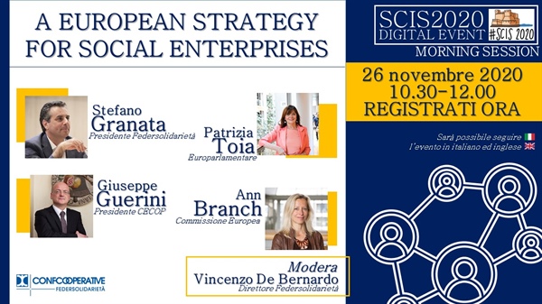 Una Strategia europea per le Imprese Sociali --> 26 Novembre!