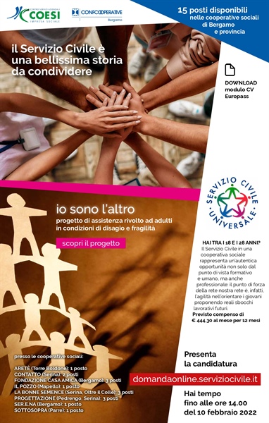 Progetto IO SONO (L')ALTRO - cod. progetto PTCSU0024021013215NXTX
