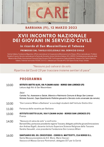 XVII INCONTRO NAZIONALE DEI GIOVANI IN SERVIZIO CIVILE